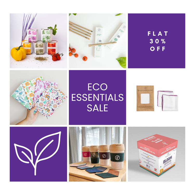 30% eco-friendly products clearance sale