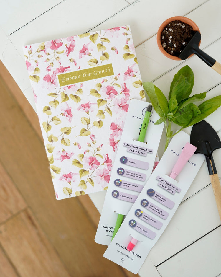 Plantable Notebook & Pencil Sets