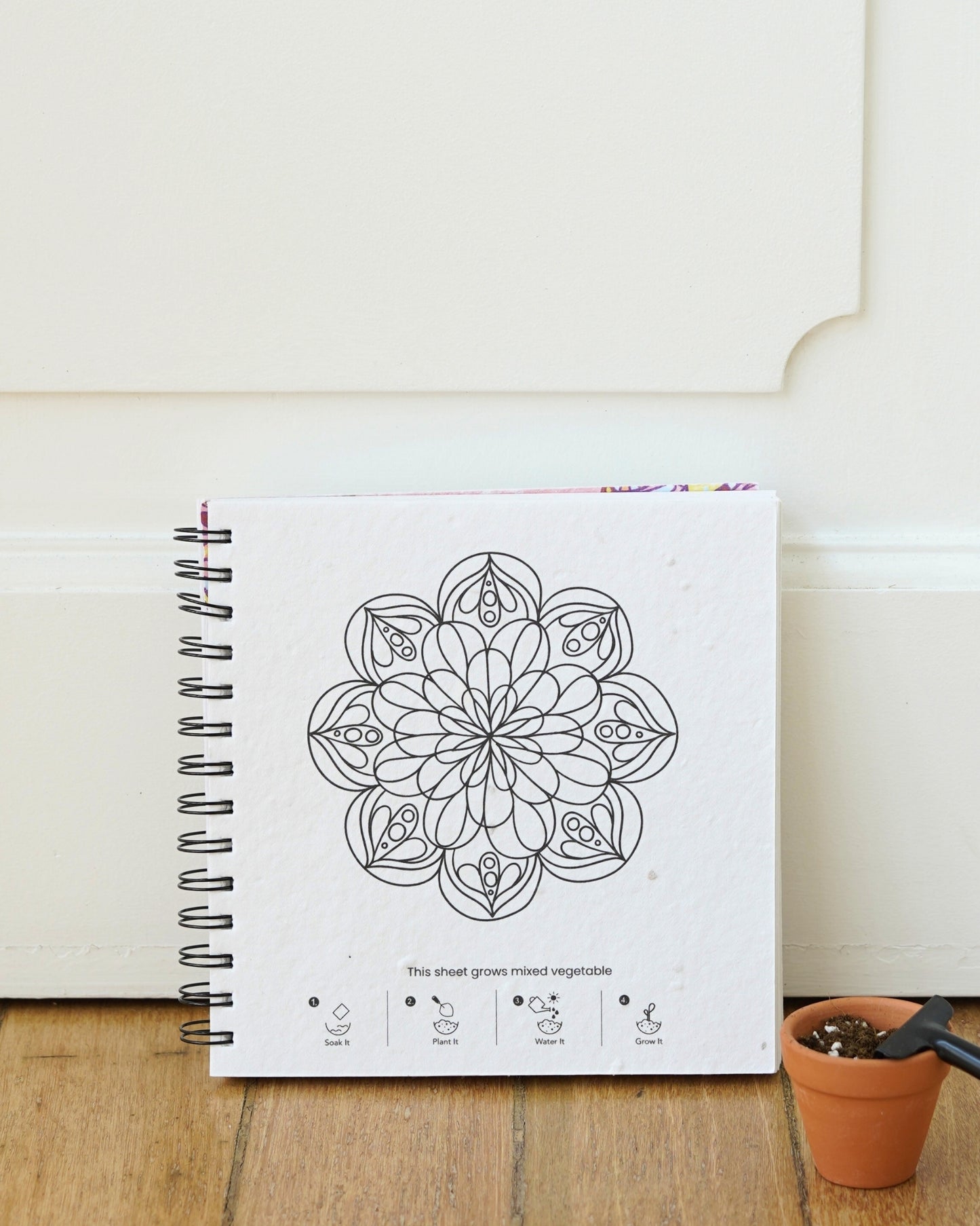 Plantable Mandala Colouring Book