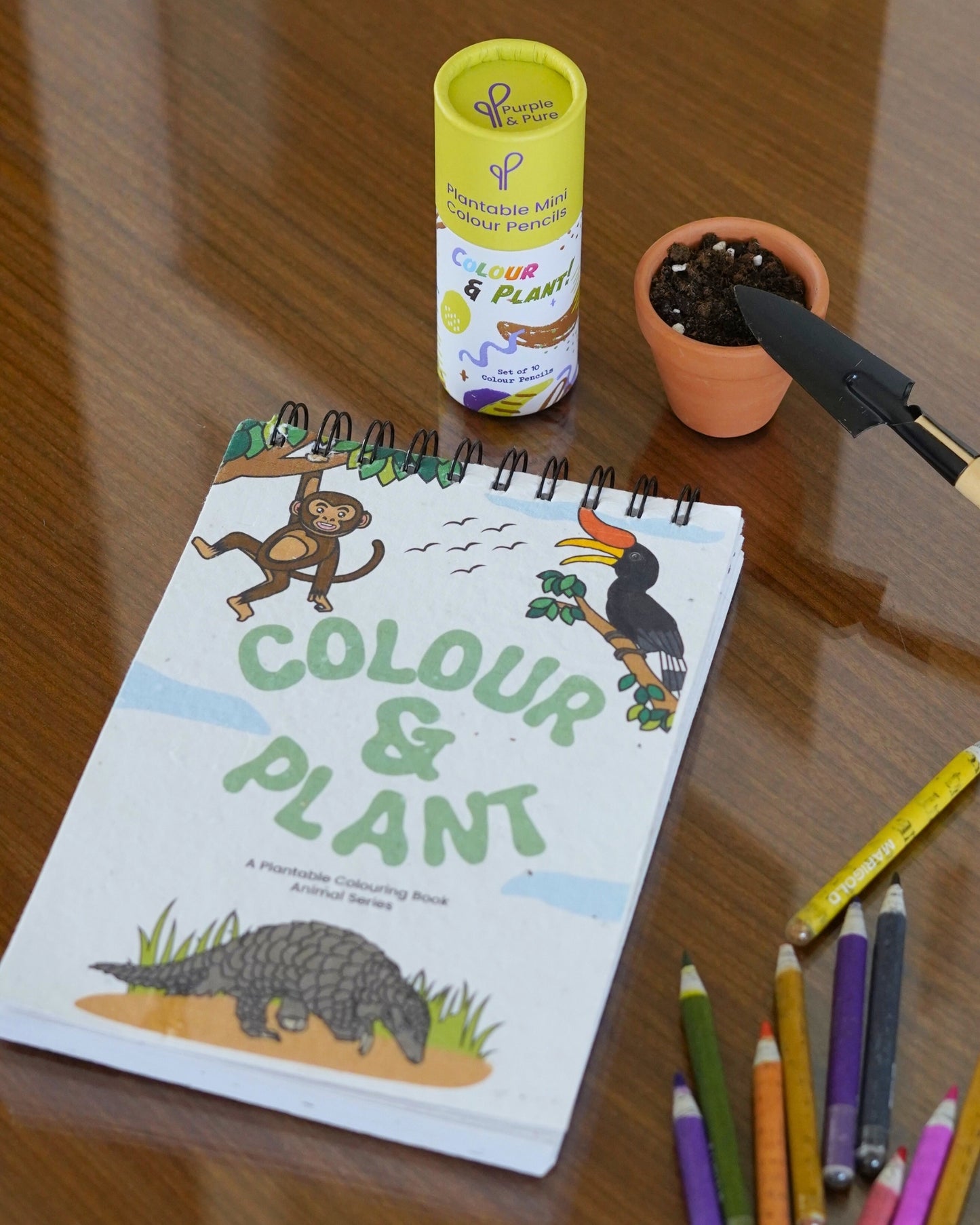 Plantable Colouring Book - Zoo Edition