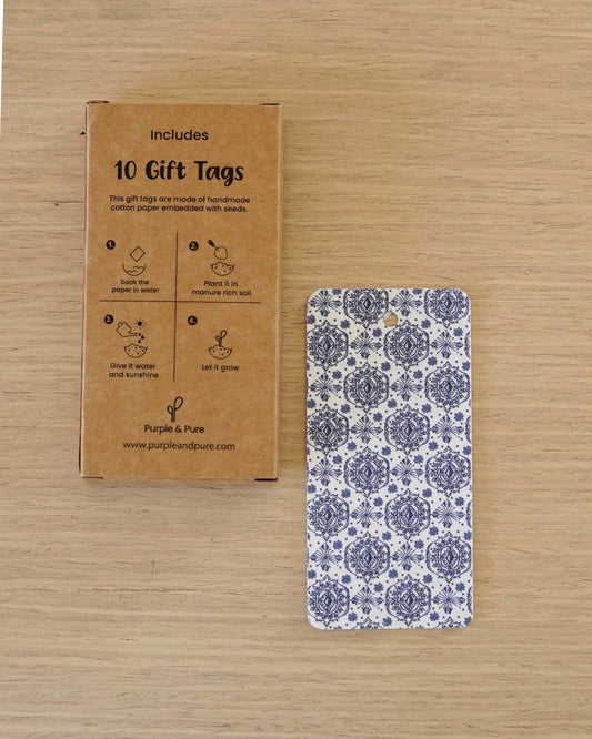 Plantable Seed Gift Tags - Perankan Tiles (Set of 10)