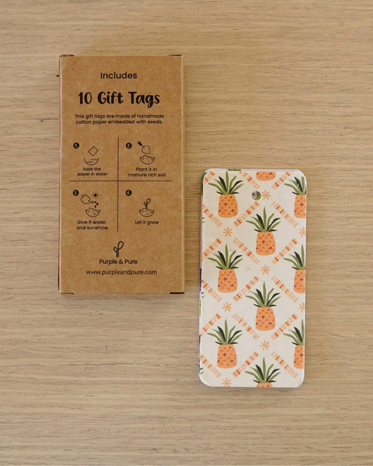 Plantable Seed Gift Tags - Pineapple Pop (Set of 10)