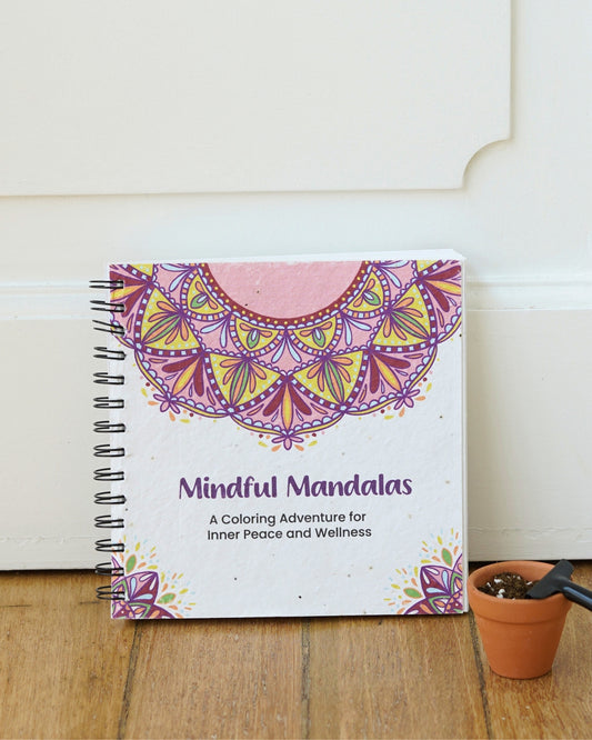 Plantable Mandala Colouring Book