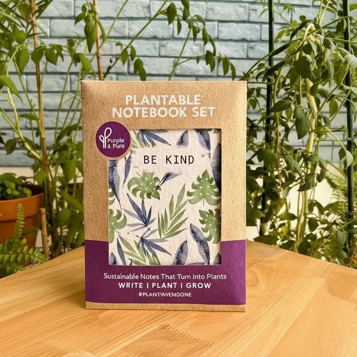 Plantable Notebook Set - Be Kind