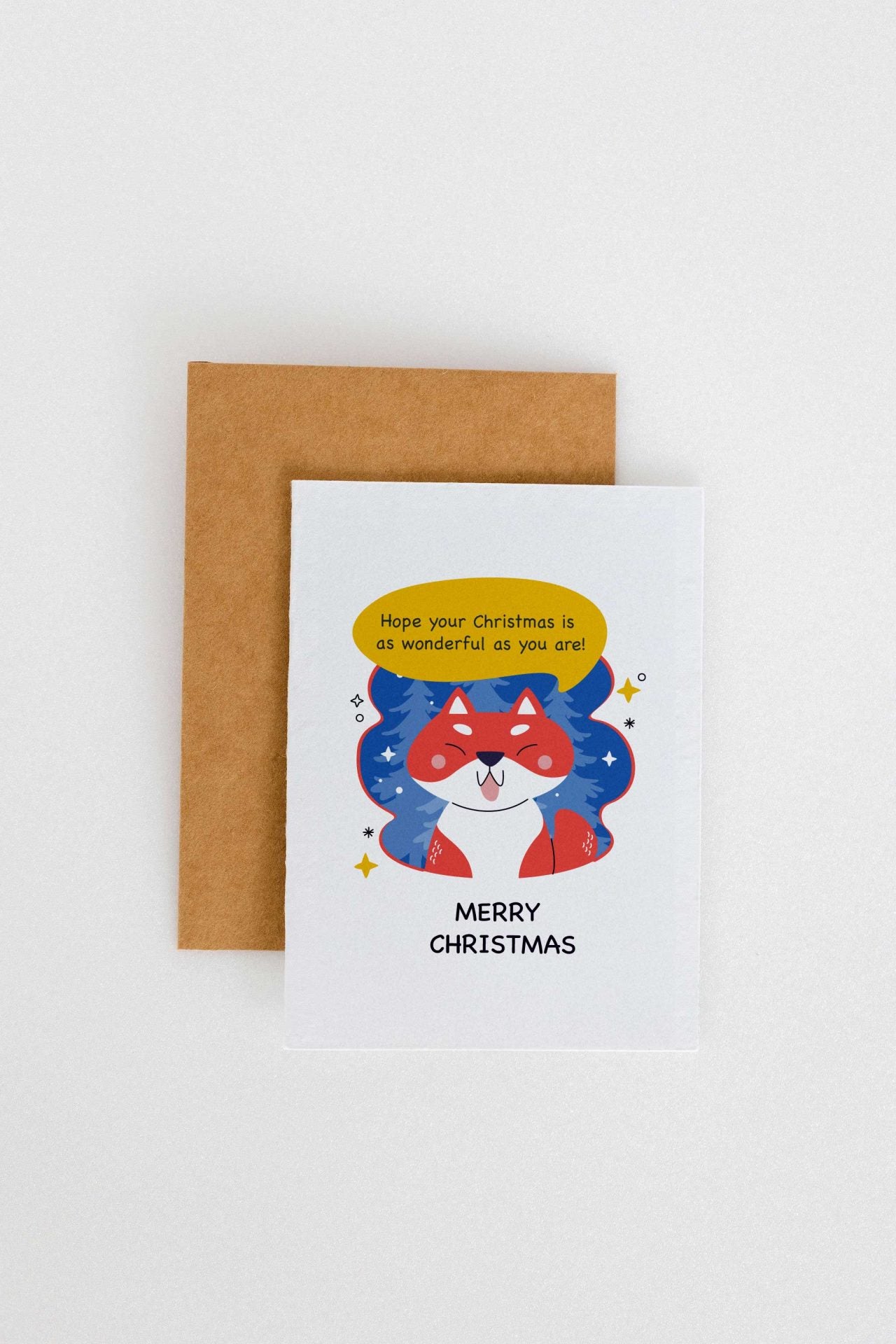 Plantable Greeting Card - Xmas Wish Vulpes