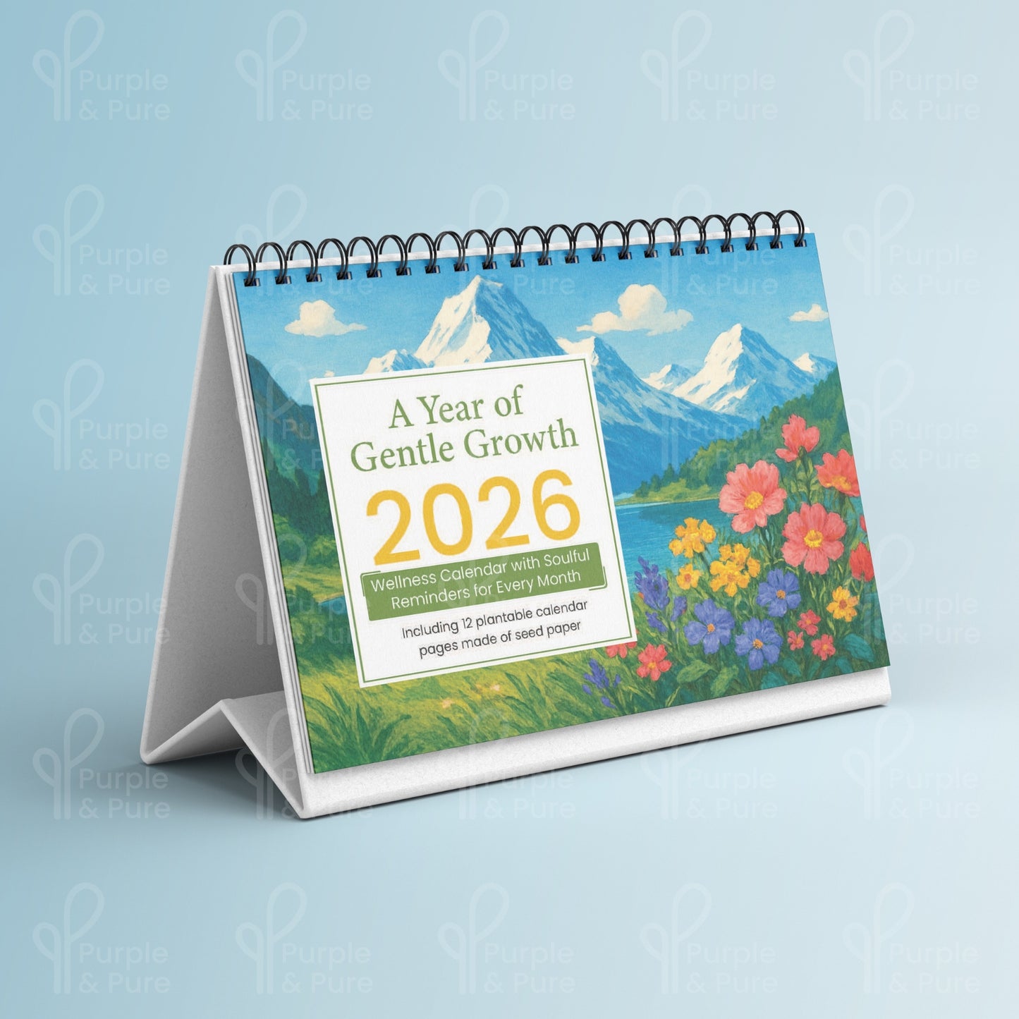 Plantable Stand Calendar - Metal Wire