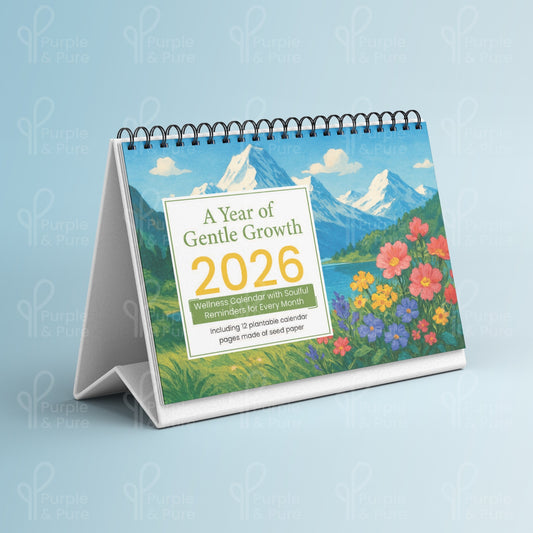 Plantable  Stand Calendar - Metal Wire