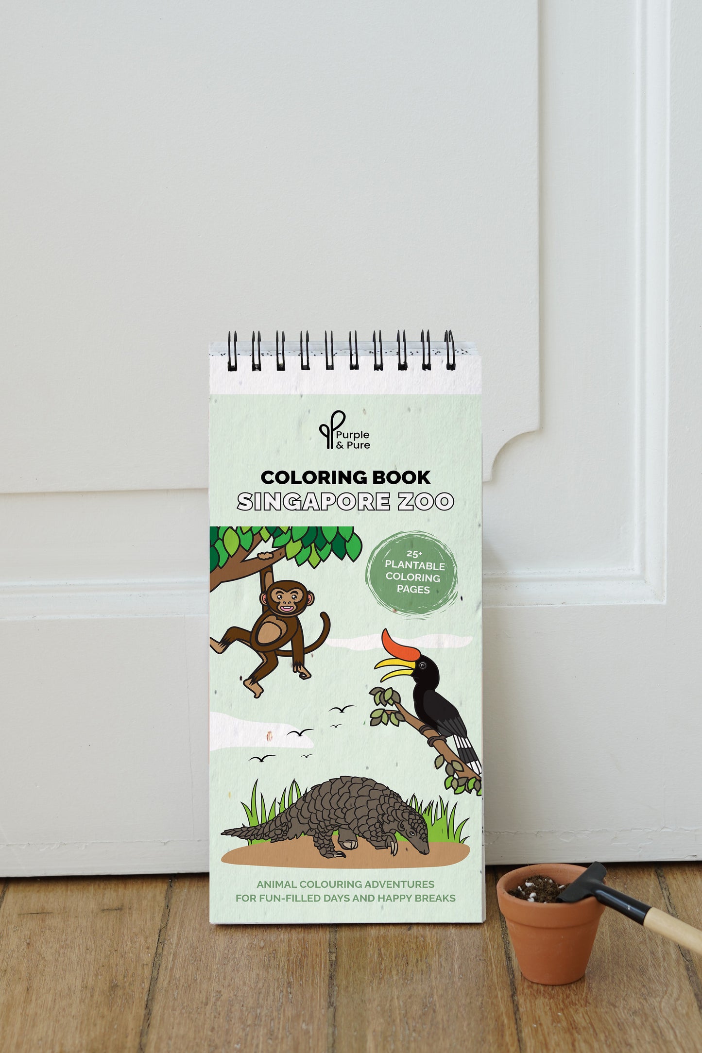 Singapore Zoo Plantable Coloring Book