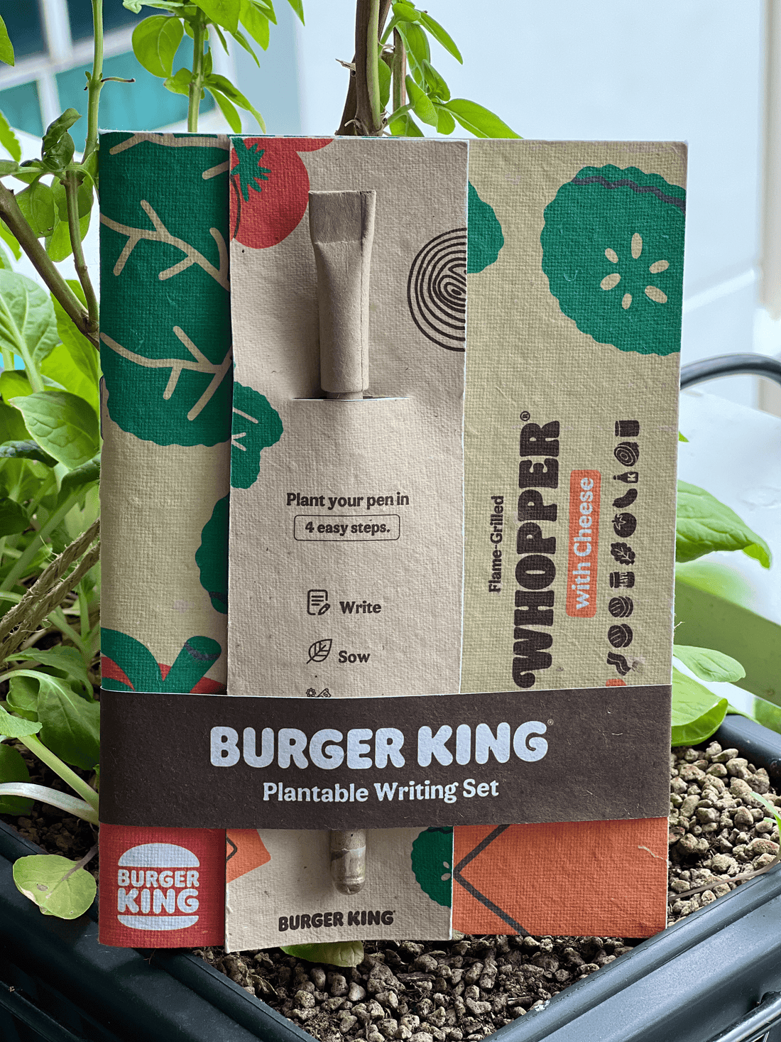 Sustainable Gift Set Collaboration: Burger King x Purple & Pure
