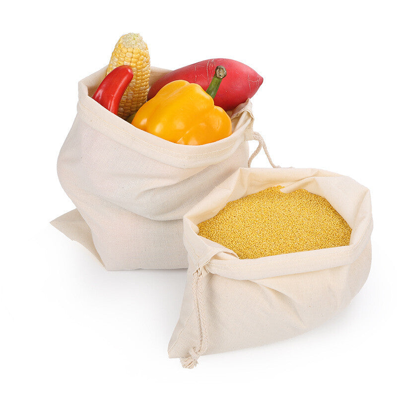 100% Organic Muslin Cotton Produce Bag