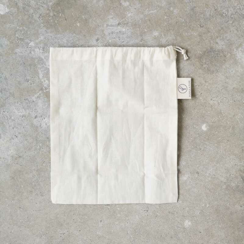 an organic muslin cotton produce bag a plantable gifts