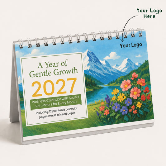 Plantable  Stand Calendar - Metal Wire