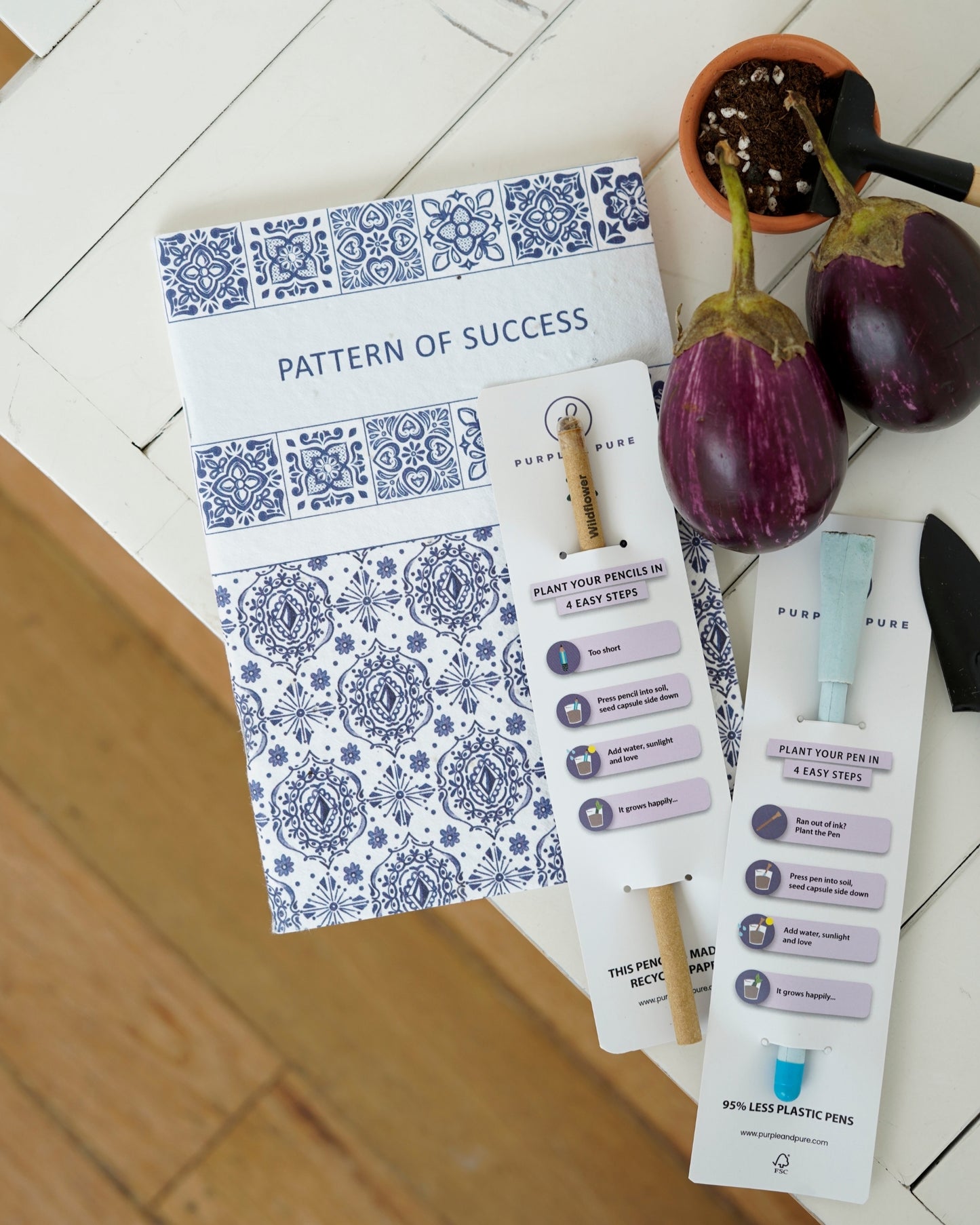 Plantable Notebook Set - Perankan tiles