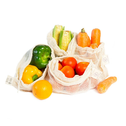 Organic Cotton Mesh Produce Bags