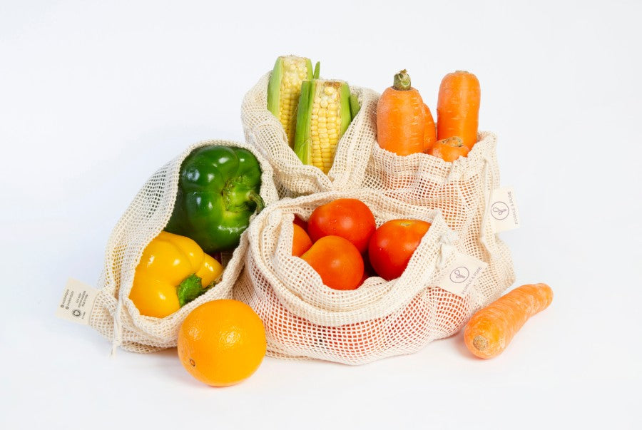 Organic Cotton Mesh Produce Bags