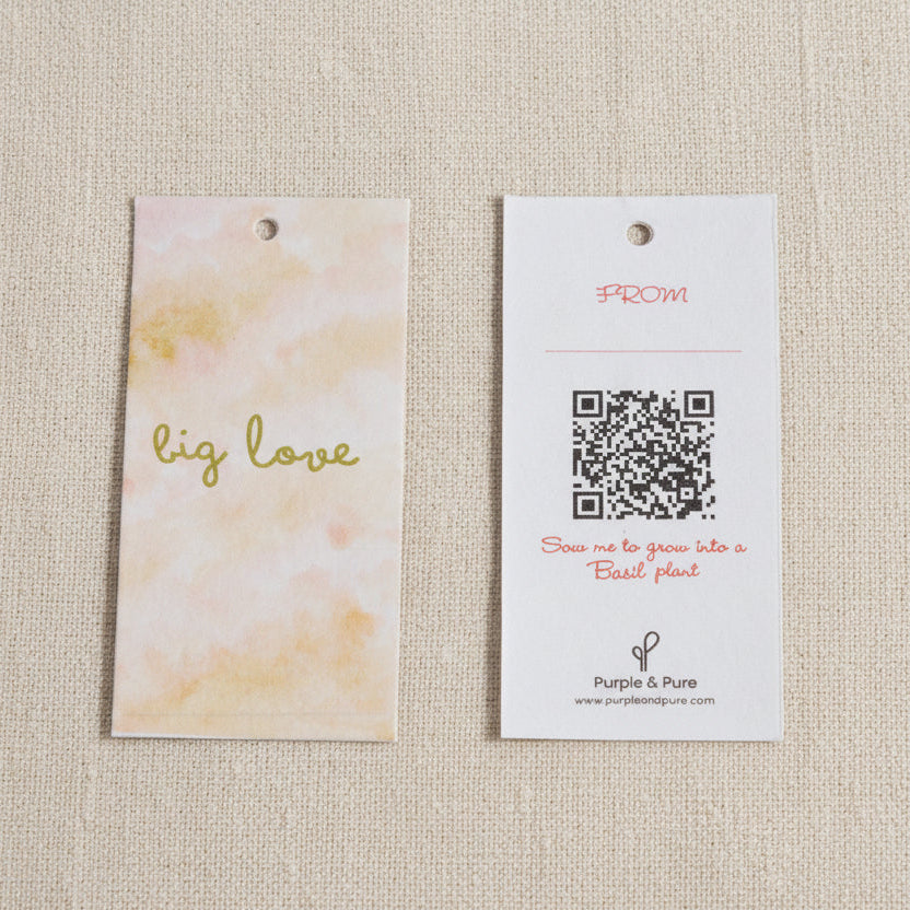 Plantable Seed Gift Tags - Big Love