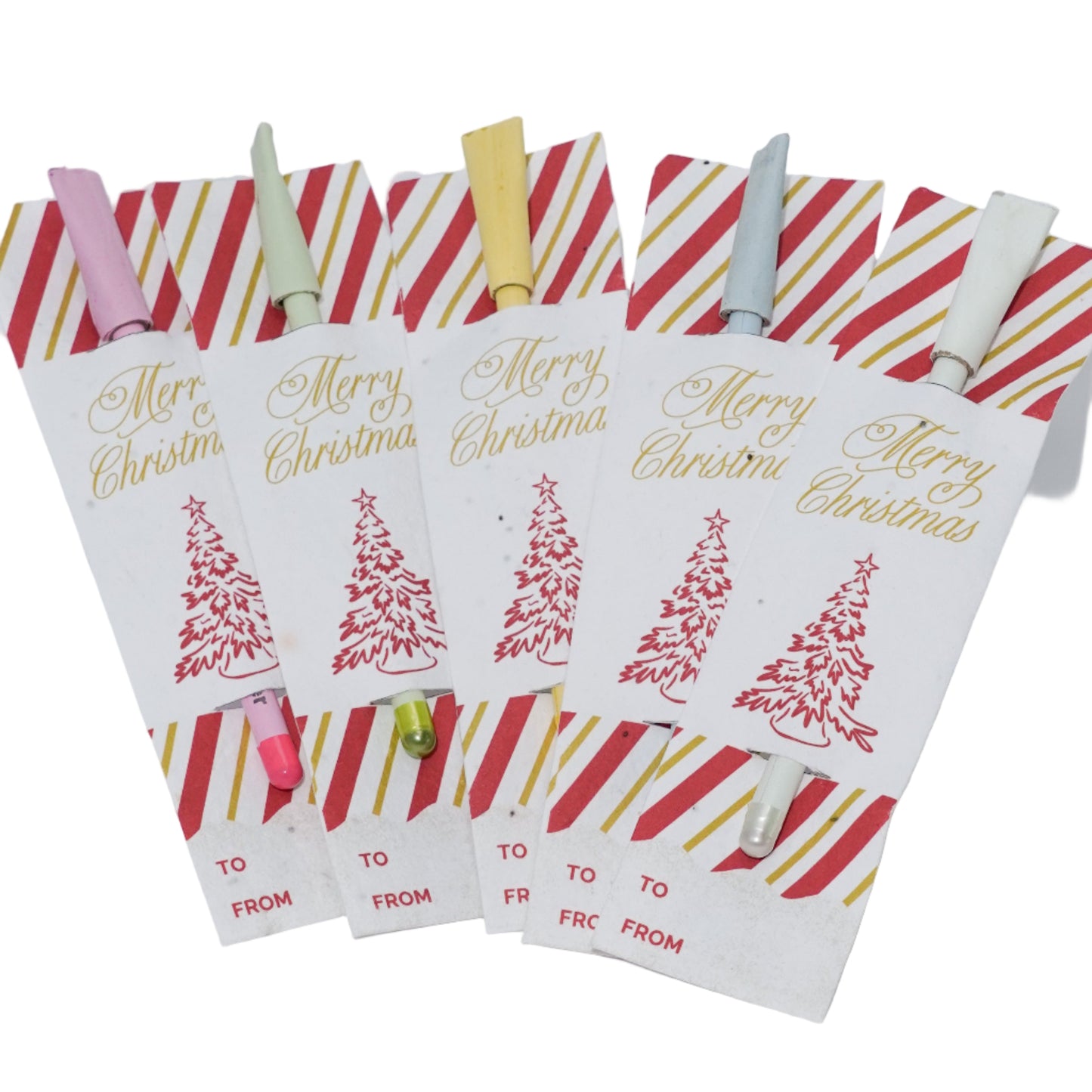 Christmas Plantable Seed Pens – Set of 5
