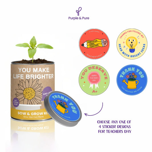 Sow & Grow Kit (Plantable Teacher day Gift)