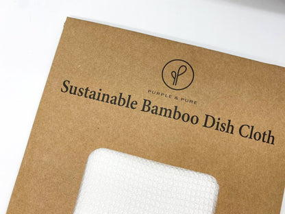 Bamboo dish cloth front