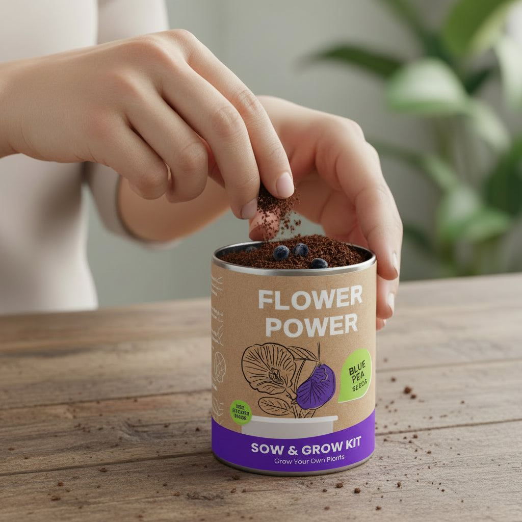 Sow & Grow Kit (Mini) - Blue Pea