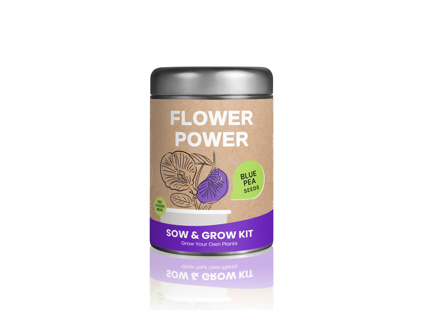 Sow & Grow Kit (Mini) - Blue Pea