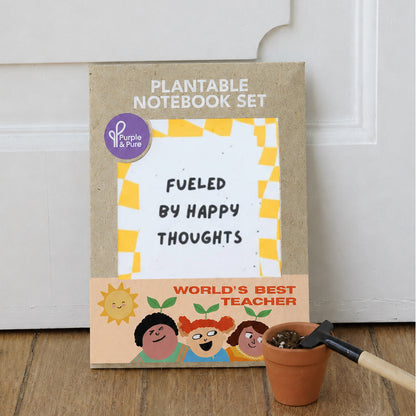 Plantable Notebook Set (Best Teacher's Day gifts in Singapore)
