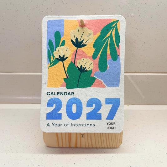 A Year Of Intensions Calendar - Plantable Calendar