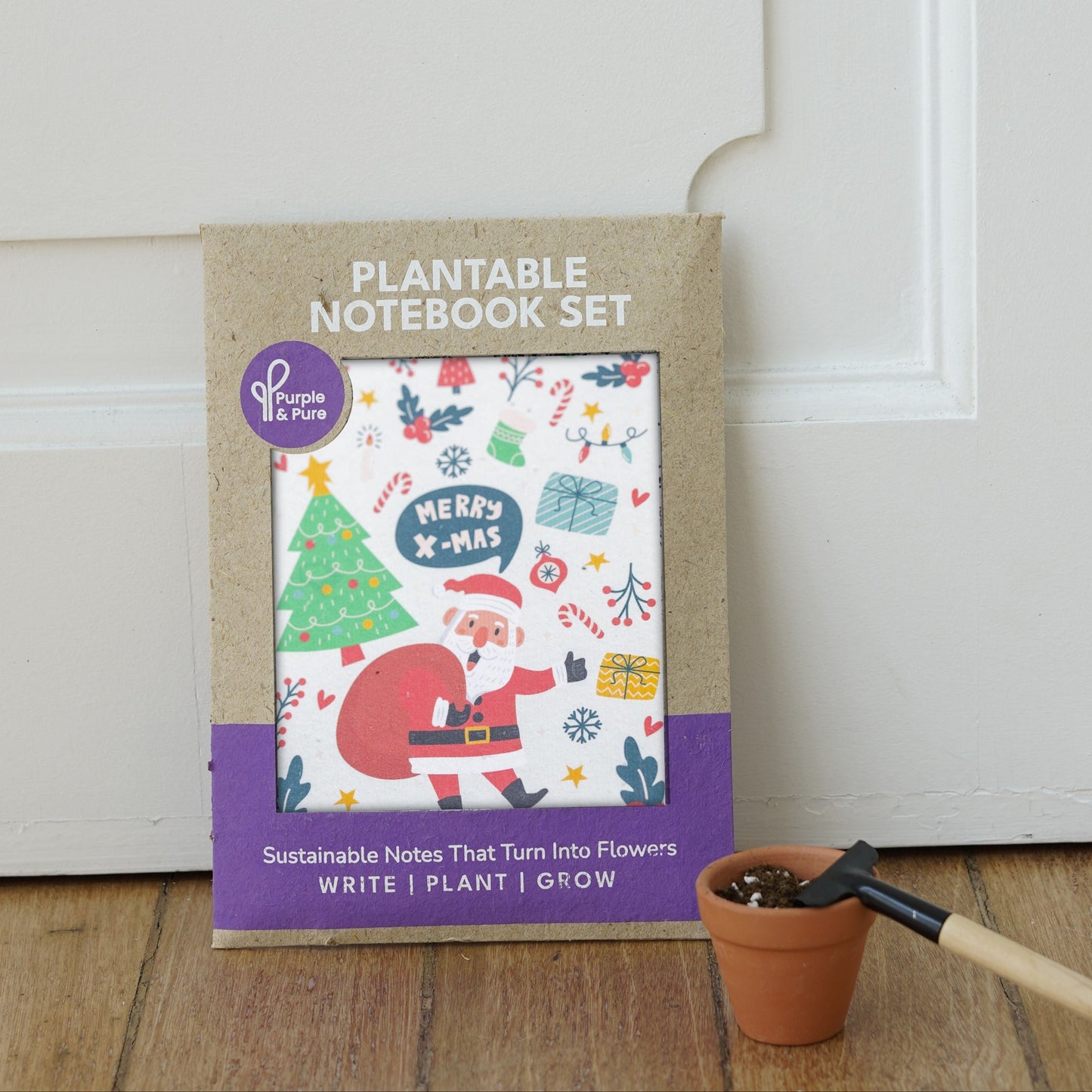 Plantable Seed Notebook set - Xmas series