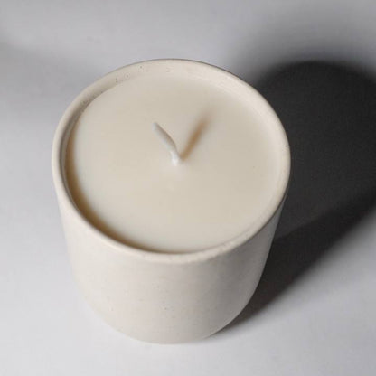 Closeup of Plantable Bloom Candle – Joy