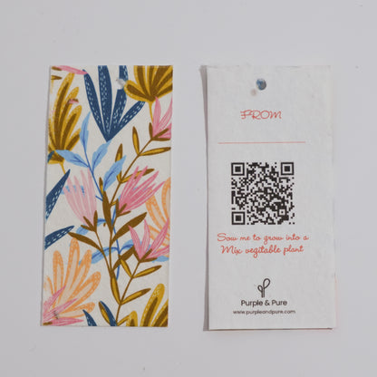 Plantable Seed Gift Tags - Blooming Wishes