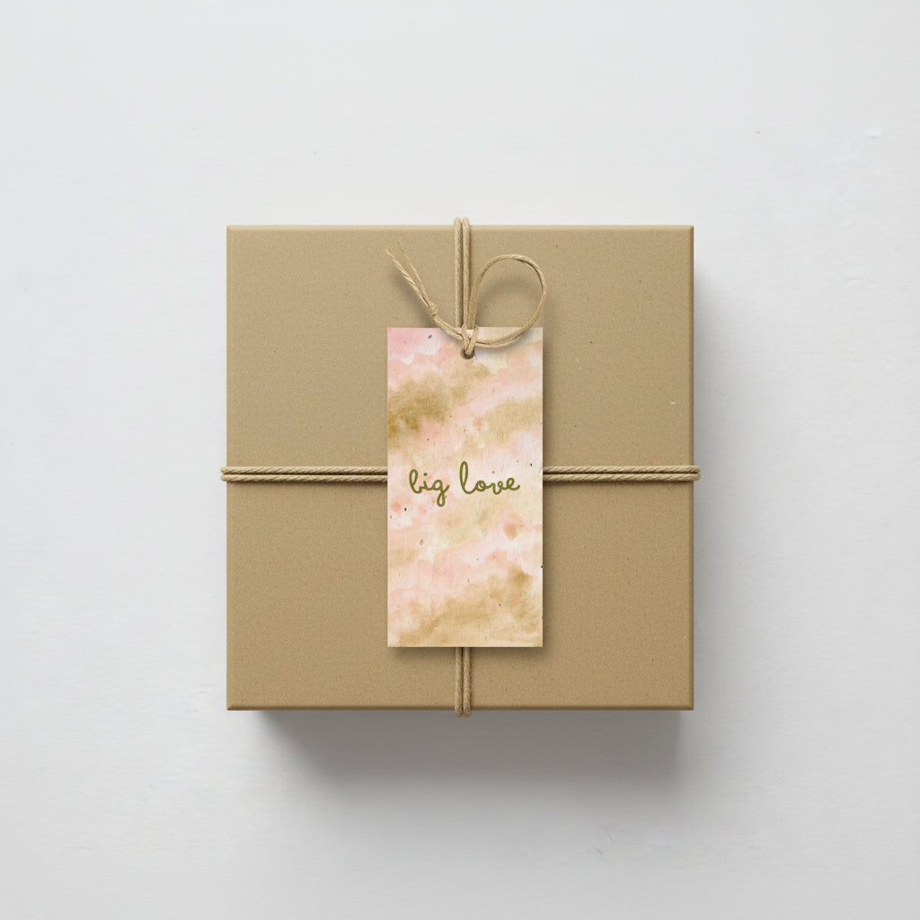 Hibiscus Bloom Plantable Gift Tags – Purple & Pure