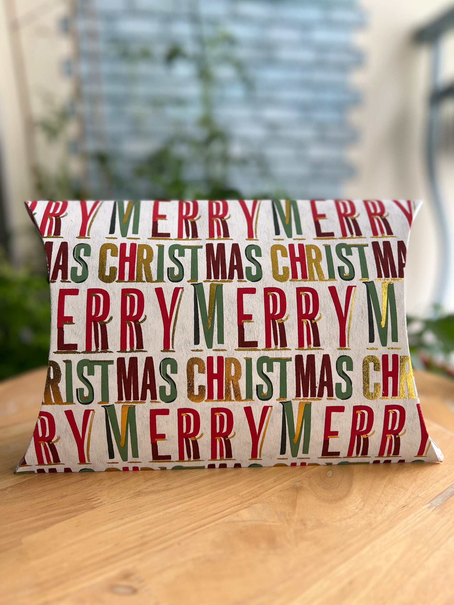 Christmas Festive Pillow Box