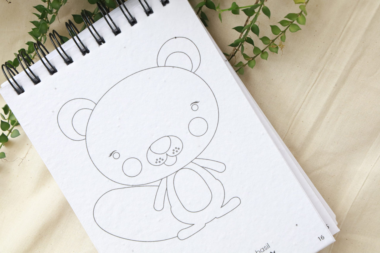 a drawing on plantable colouring book for kids plantable gifts