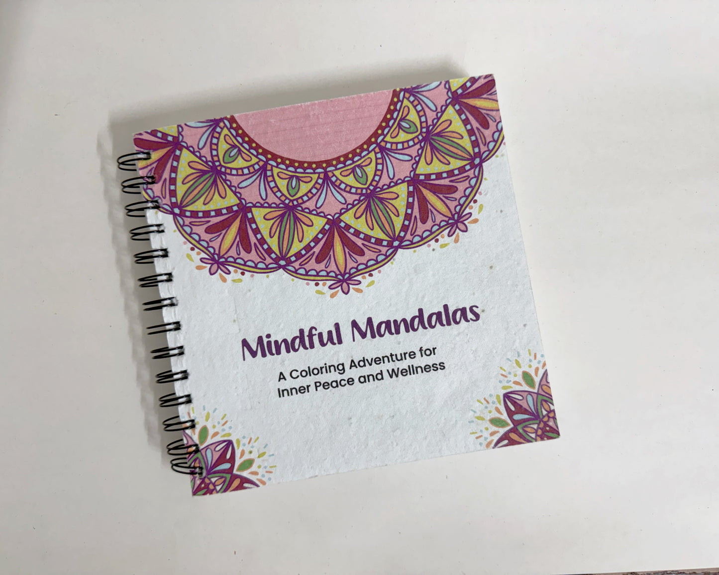 Plantable Mandala Colouring Book