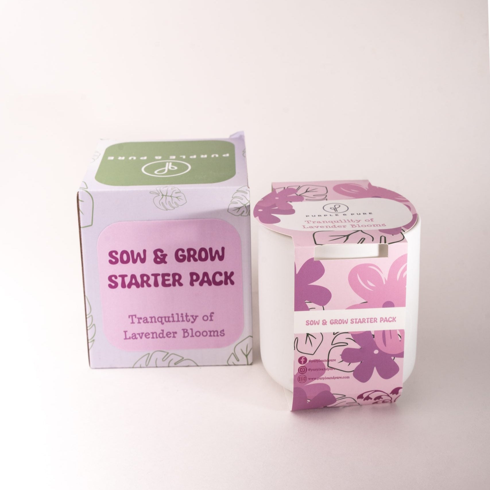 Lavender Frow Kit with the packaging box