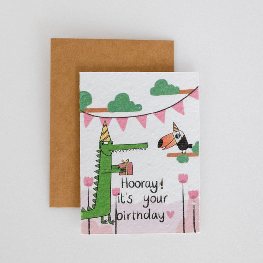 Plantable Greeting card