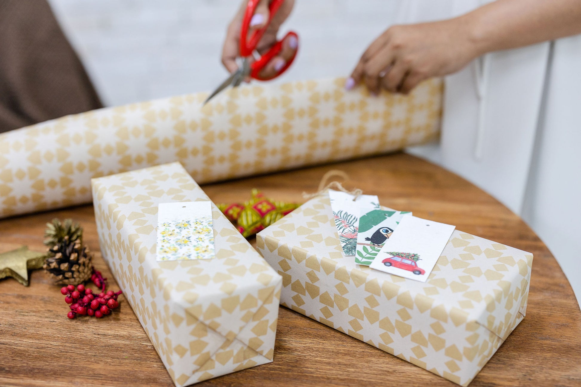 wrapped plantable corporate gifts with plantable greeting card