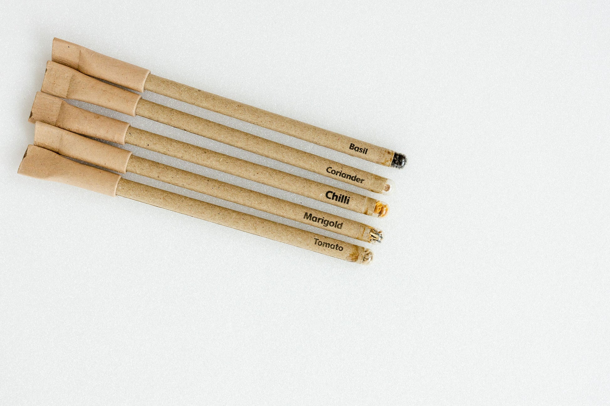 variety of plantable pens inside the ecogrow pen gift box, plantable gifts