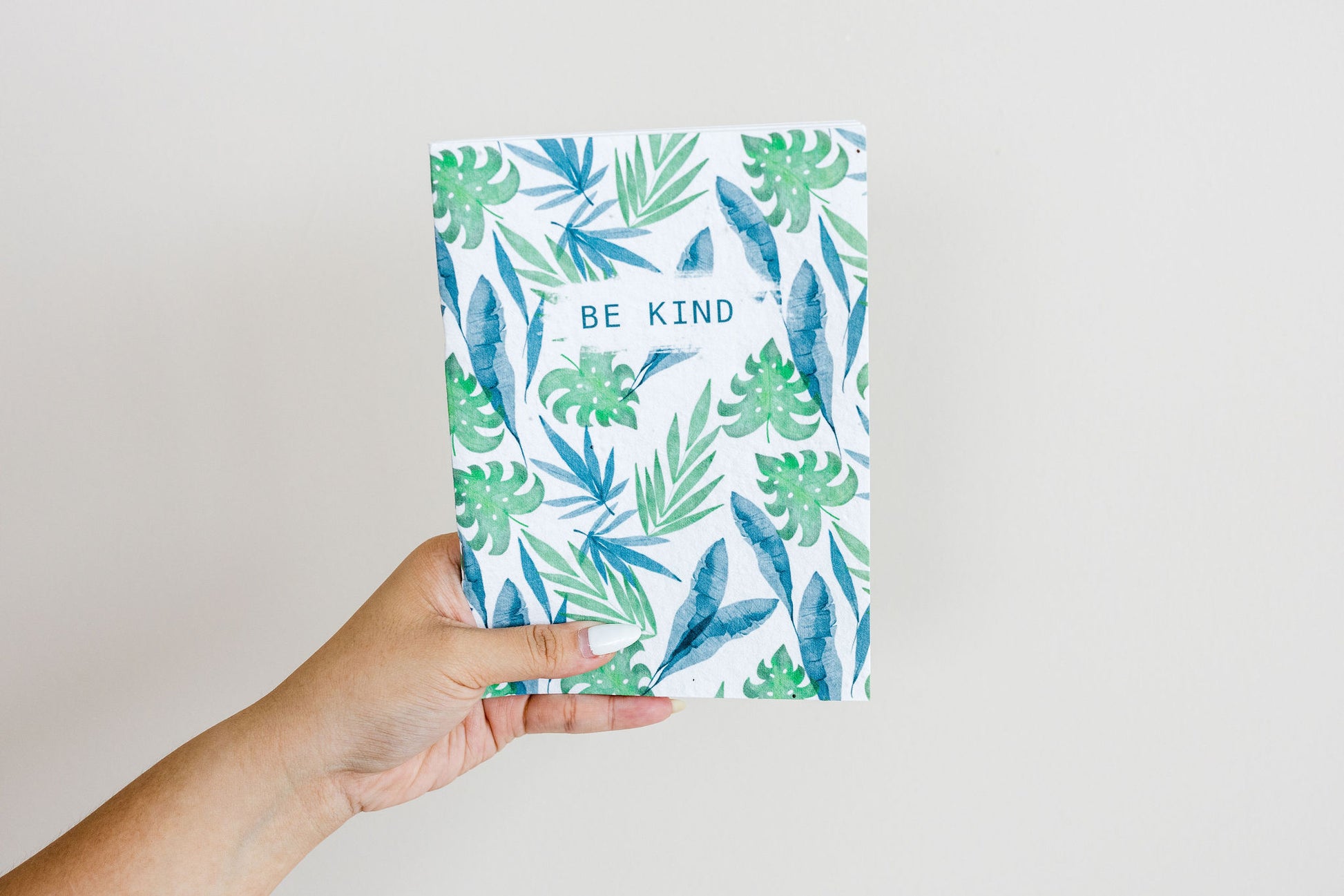 a handy tropical plantable seed notebook from purple & pure, plantable gift ideas