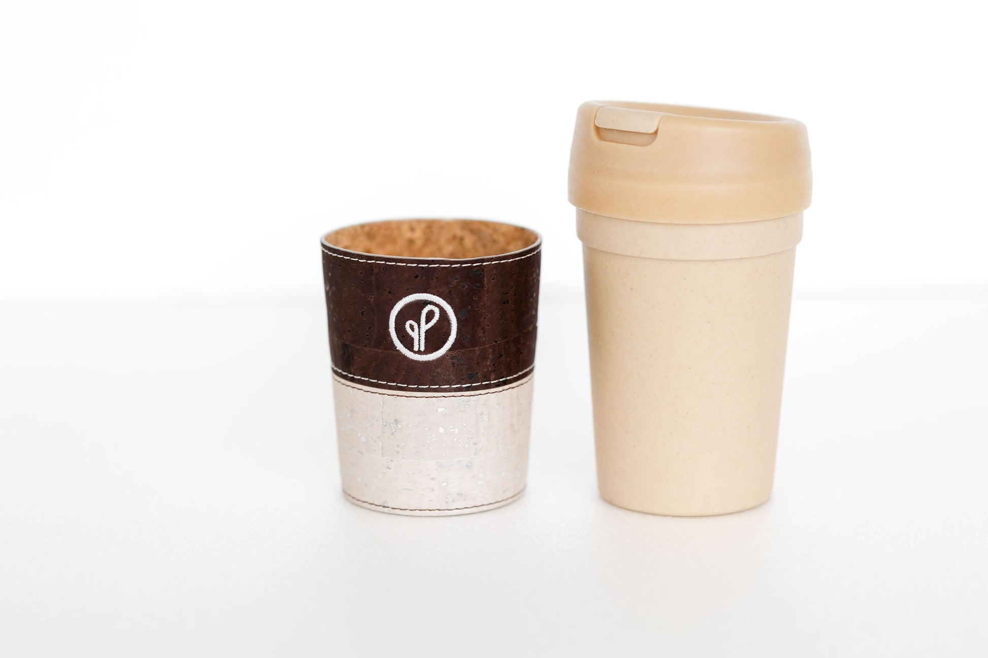 a brown innovative eco-friendly sip cup from purple & pure