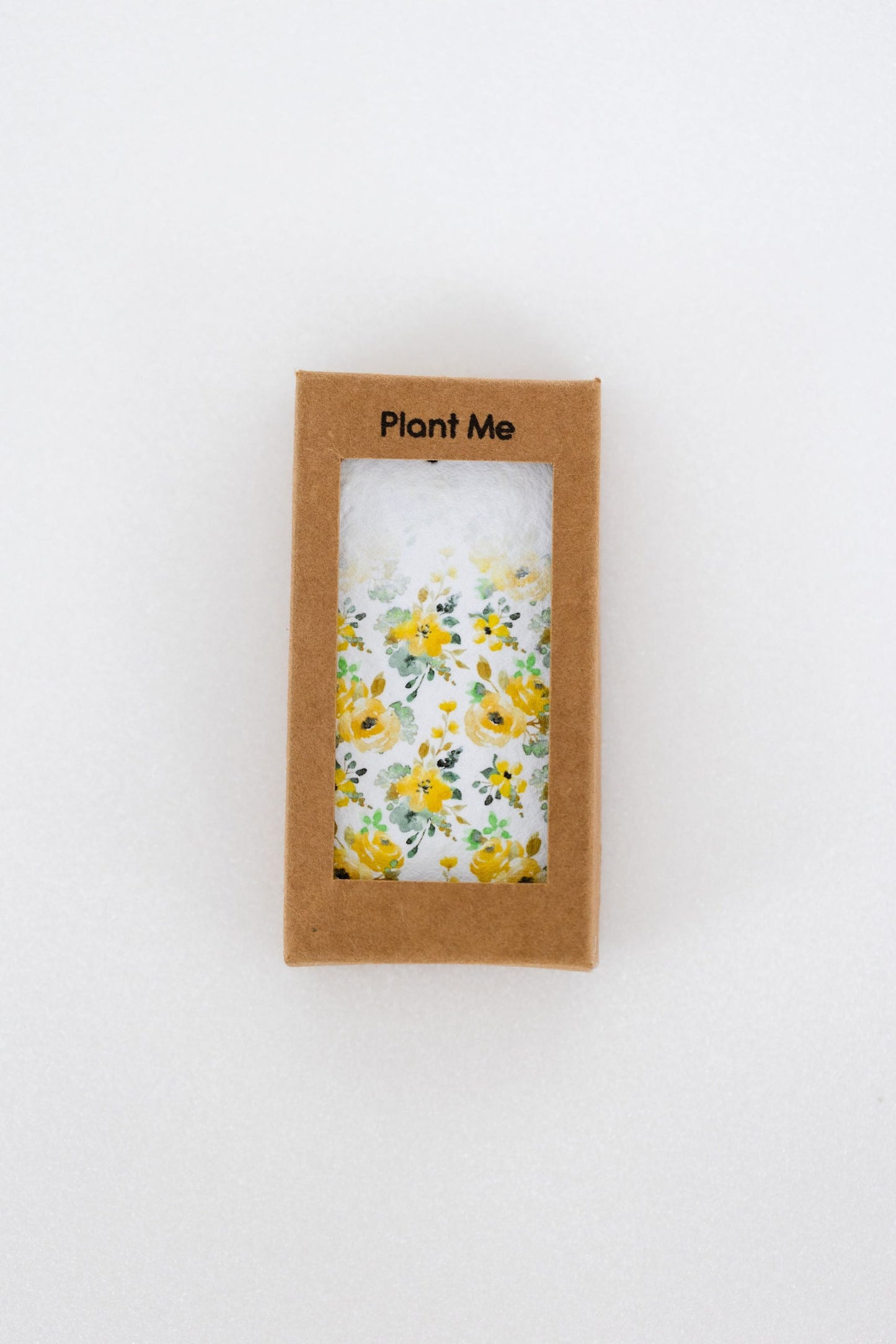 plantable greeting card with fresh yellow design, a plantable corporate gifts