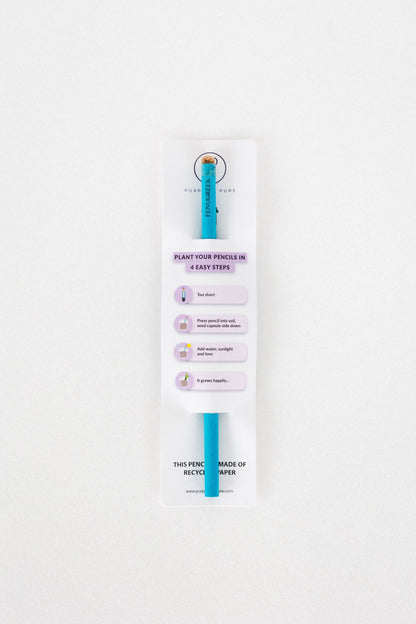 one of plantable ecogrow seed pencils fenugreek in purple & pure, perfect pantable gifts ideas