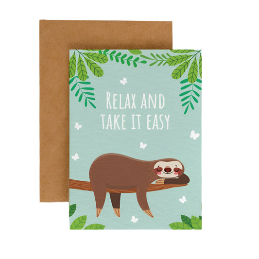 Relax - Plantable Greeting card