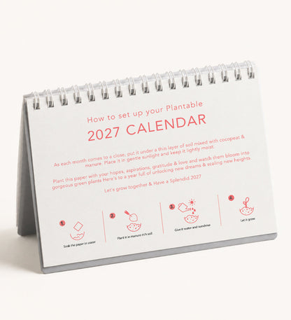 Singapore Theme Calendar - Plantable Calendar