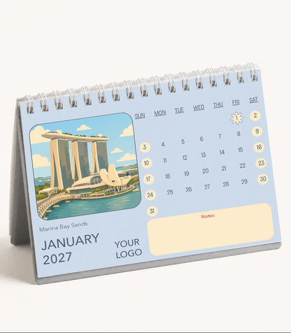 Singapore Theme Calendar - Plantable Calendar