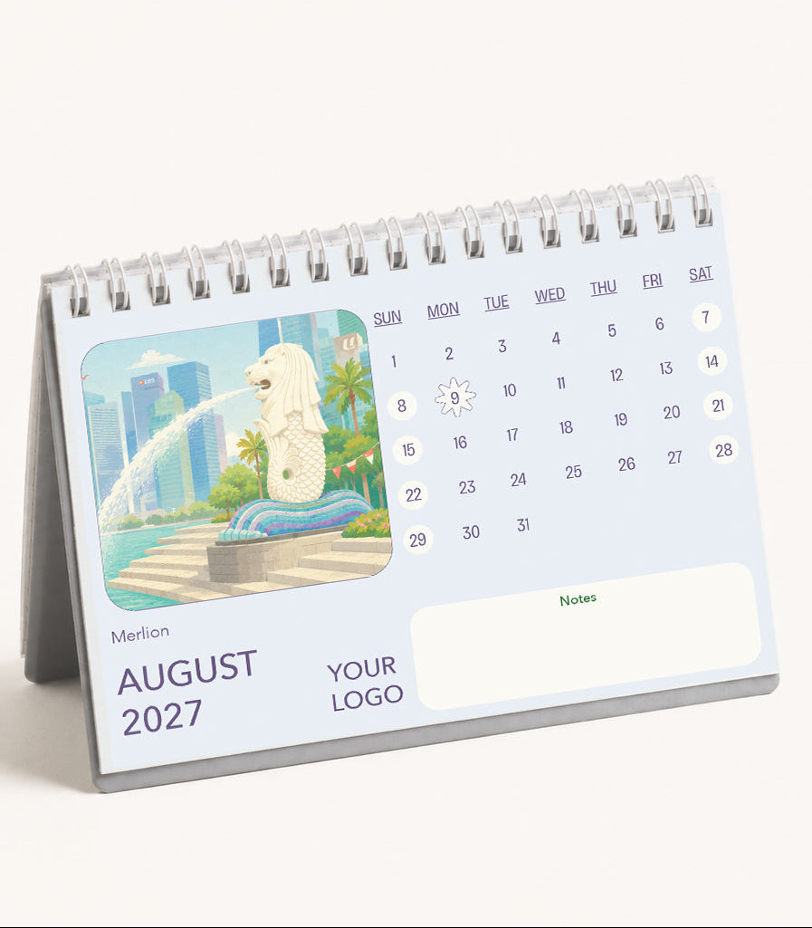 Singapore Theme Calendar - Plantable Calendar