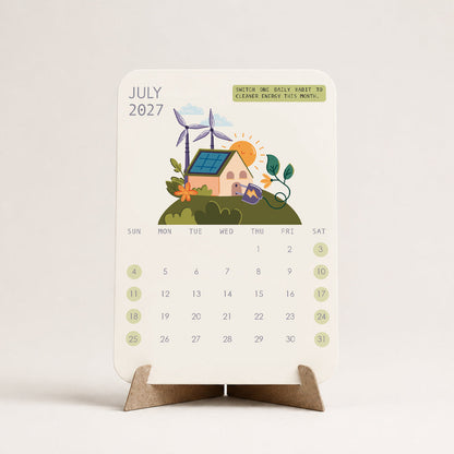 Growing Through the Year - Plantable Calendar (A6)