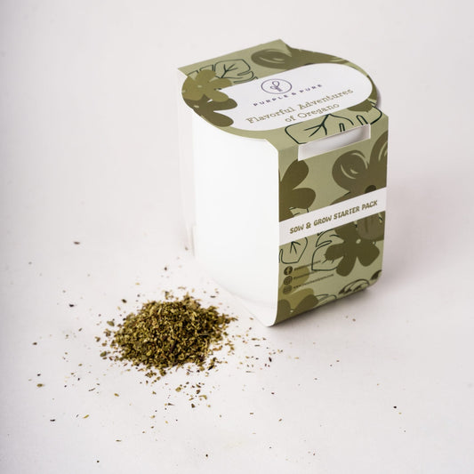 Grow Kit of Oregano with oregano herb