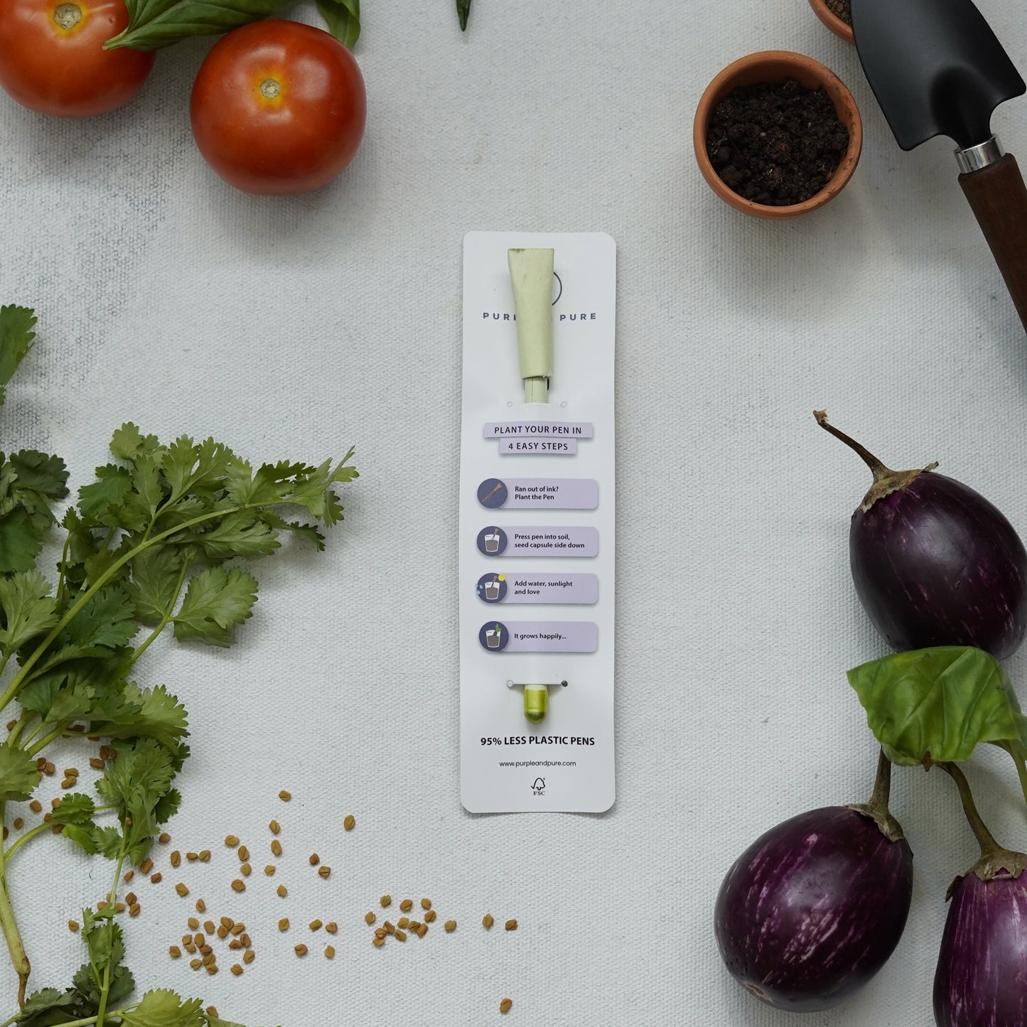 Plantable Seed Pens – Basil