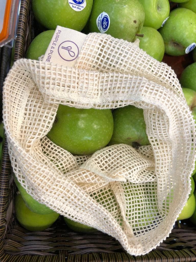 Organic Cotton Mesh Produce Bags